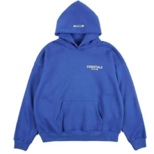 Blue essentials hoodie