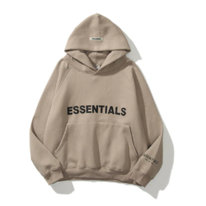 Brown Essentials Hoodie Men Women